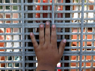 Child Hand Immigration Camp